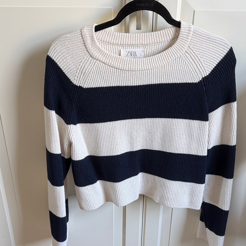 Zara striped sweater